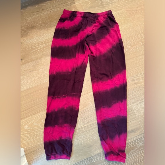 Michael Lauren Large Pink & Purple Tie Dyed Joggers. 💗⚡️ - Picture 1 of 4
